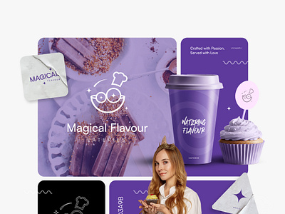 Magical Flavour Logo Design | Sweeties Logo Design 3d branding branding design design graphic design illustration logo logo and branding design logo design motion graphics ui