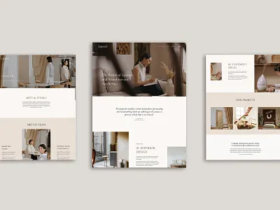 Portfolio Squarespace 7.1 Template | Japandi custom squarespace template interior design design japandi website design portfolio website design portfolio website template premium squarespace template squarespace website template