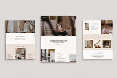 Portfolio Squarespace 7.1 Template | Japandi custom squarespace template interior design design japandi website design portfolio website design portfolio website template premium squarespace template squarespace website template