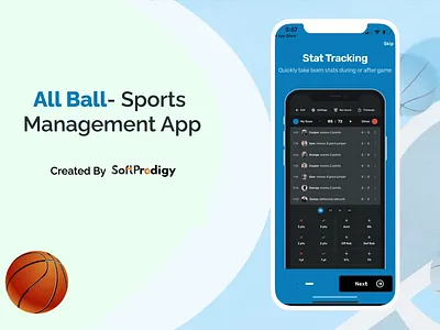 Sports Management App 3d animation graphic design motion graphics ui