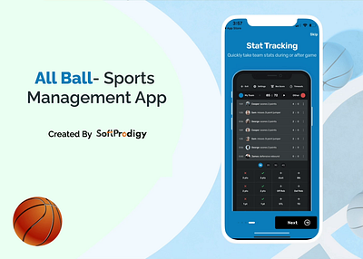 Sports Management App 3d animation graphic design motion graphics ui