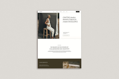 Creative Agency Squarespace 7.1 Template | Audrey custom squarespace template premium squarespace template squarespace website template