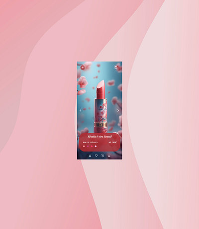 Lipstick App Design app design ux ui