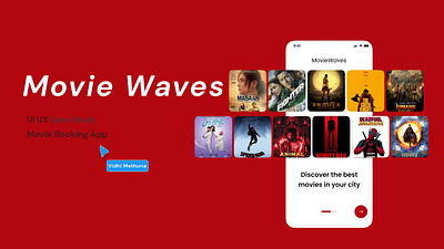 Movie Ticket App UI/UX case study mobile app movie ticket booking app ui uiux ux