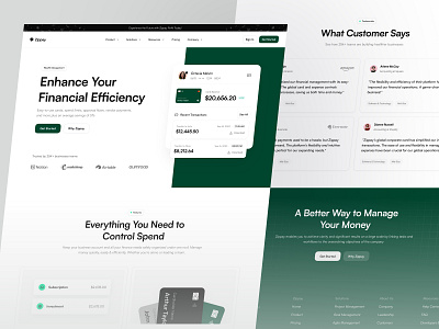 Zippay - Fintech Design clean design designer finance financial fintech landing page ui ui kit ui8 uidesign ux uxdesign web website website template