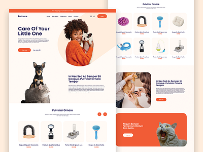 Pet Accessories E-commerce Store pet accessories pet accessory pet care pet ecommerce pet figma pet gadgets pet landing page pet online store pet shop pet shopify pet store pet tool pet tools pet toys pet ui pet web design pet website