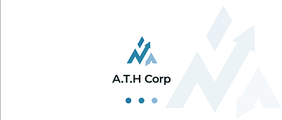 ATH Corporation branding illustration logo design