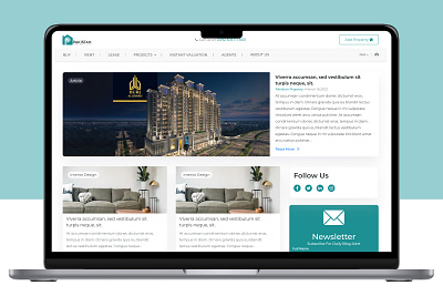 Real Estate Blogs admin portal blog booking buy clean creativity dashboard design digital ecommerce figma marketing minimilist property real estate rent sell user experience user interface ux