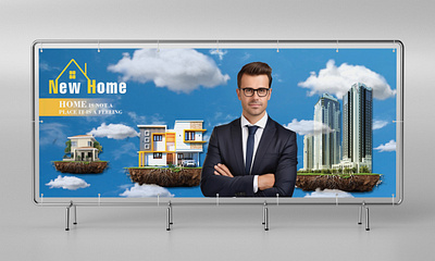 Property Bannar branding design graphic design post typography