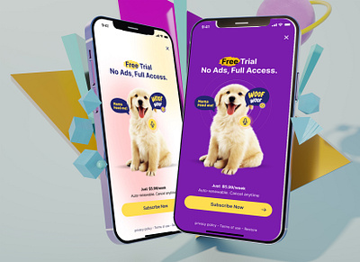 Pet Translator iOS app UI Design adaptive layout app ui appui bottom navigation dark mode ui design flat design graphic design ios ios app ios pet tracker microinteractions minimalist interface neumorphism pet care app pet management ui ui ui kit uikit ux