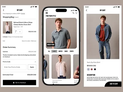 Fashion E-commerce App UI/UX Design app ui app uiux branding mobile app ui uiux website design