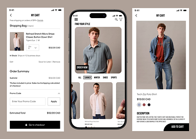 Fashion E-commerce App UI/UX Design app ui app uiux branding mobile app ui uiux website design