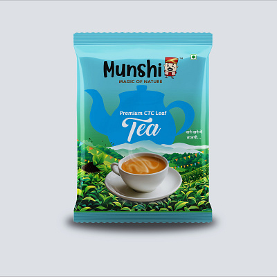 Tea Pouch Design or Tea Packaging box design brand design branding food packaging graphic design indian pouch design indian tea packaging label design logo branding logo design mockup mockup design pouch design premium tea pouch design product design tea tea packaging tea pouch tea pouch packaging