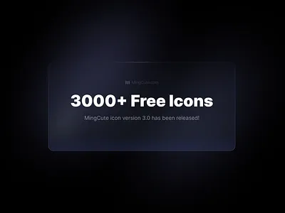 🎉3000+ free icons icon icon design icon pack icon set mingcute