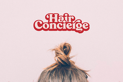 Hair Concierge Branding branding design graphic design illustration logo design vector