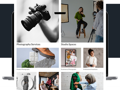 Photography Services & Marketplace admin portal booking commercial creativity dashboard design digital ecommerce figma marketing marketplace minimilist photographer photography photoshoot rent sell studio user experience user interface