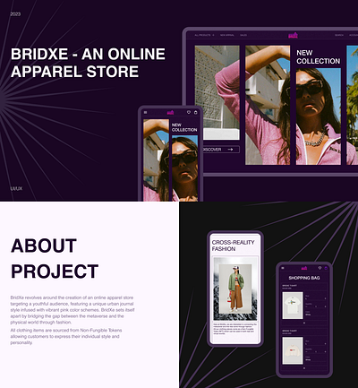 ECommerce | Online Store adaptive apparel store branding catalog clothing ecommerce figma home page mobile prototype shopify store ui ux web design