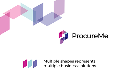 ProcureMe branding graphic design illustration logo design vector