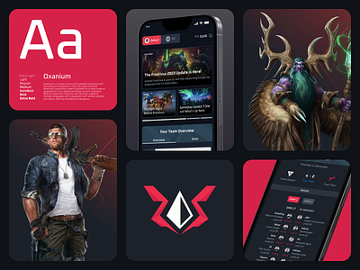 Wardraft - Visuals app branding design esports fabulo fantasy game gaming graphic design ios leagues logo mobile ui ux