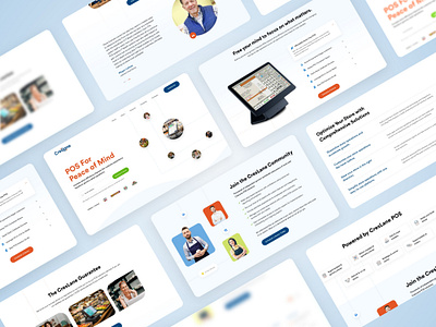 CreasLane POS System Website Design branding clean website community creative website design design graphic design illustration landing page design minimal website pos system website tech website ui ui design