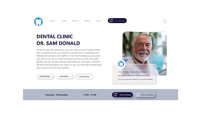 Dental Clinic dental neumorphic design ui