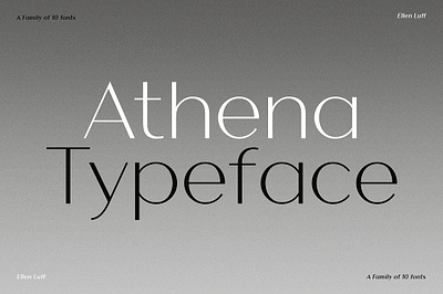 Athena - An Elegant Sans Serif beautiful bold books branding broadway display elegant fashion headline logos lowercase magazine minimal modern poster sans serif simple stylish thin