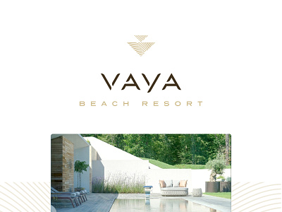 VAYA Beach Resort beach brand branding interior logo logotype mild monogram resort sea sensual sign summer symbol villa visual identity