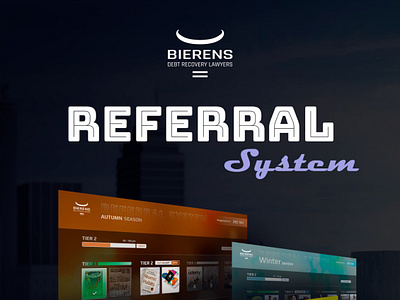 Referral System concepting design prototyping typography ui user interaction ux web design