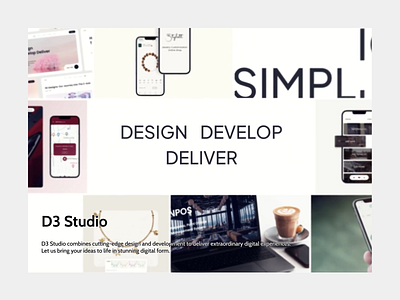 D3 Studio app branding design development graphic design identity illustration logo ui ux