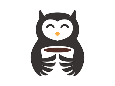 Owl Coffee Logo animal bean bird cafe cafein coffee design drink illustration logo logoconcept logodesign logoforsale logoidea logoinspiration logoinspire night nopturnal owl restaurant