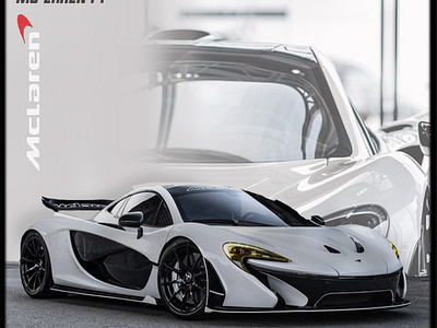 McLaren P1 Poster design