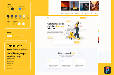 Travel Agency Website UI Design app branding design graphic design illustration logo typography ui ux vector