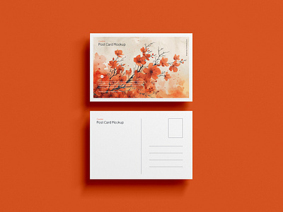 Free Post Card Mockup post card