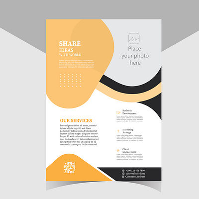 Dynamic and Engaging: Orange Flyer Design Graphics & Templates colorful flyers