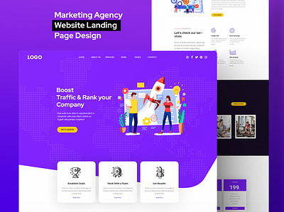 Business Landing Page Design android app design app design branding business website dashboard design e commerce website figma design figma website graphic design illustration landing page design responsive website ui ui design ui ux design ux design web design website design website redesign wireframe design