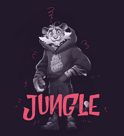 Make Dope Stuff Everyday!!! 2d animals animation branding cartoon character design design dope funny grafitti graphic design illustration jungle logo motion graphics tiger wildlife