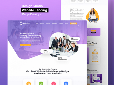 Creative Design Agency Website android app design app design business website dashboard design design e commerce website figma design figma website graphic design landing page design psd responsive website ui ui design ui ux design ux design web design website design website redesign xd