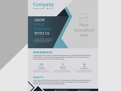 Elegant and Dramatic: Black Flyer Design Graphics & Templates refined design