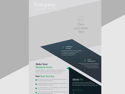 Modern and Sleek: Black Flyer Design Graphics & Templates memorable flyers