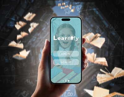 Learnify | UI/UX Design app branding education graphic design interface logo ui ux