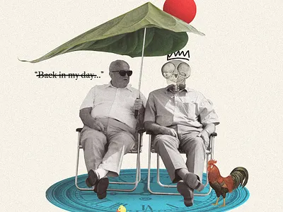 Back in my day...Digital Collage collage color design digital art digital collage print texture