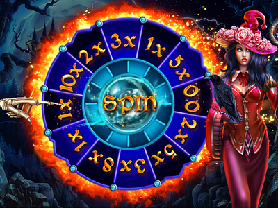 A Wheel of Fortune animation animation animationslot casino casinodevelopment casinogames casinoslot gambling game art game design gamedev gaming graphic design slot slot design slot machine slotonline slotopaint.com