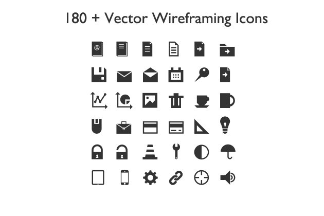 Wireframing Icons