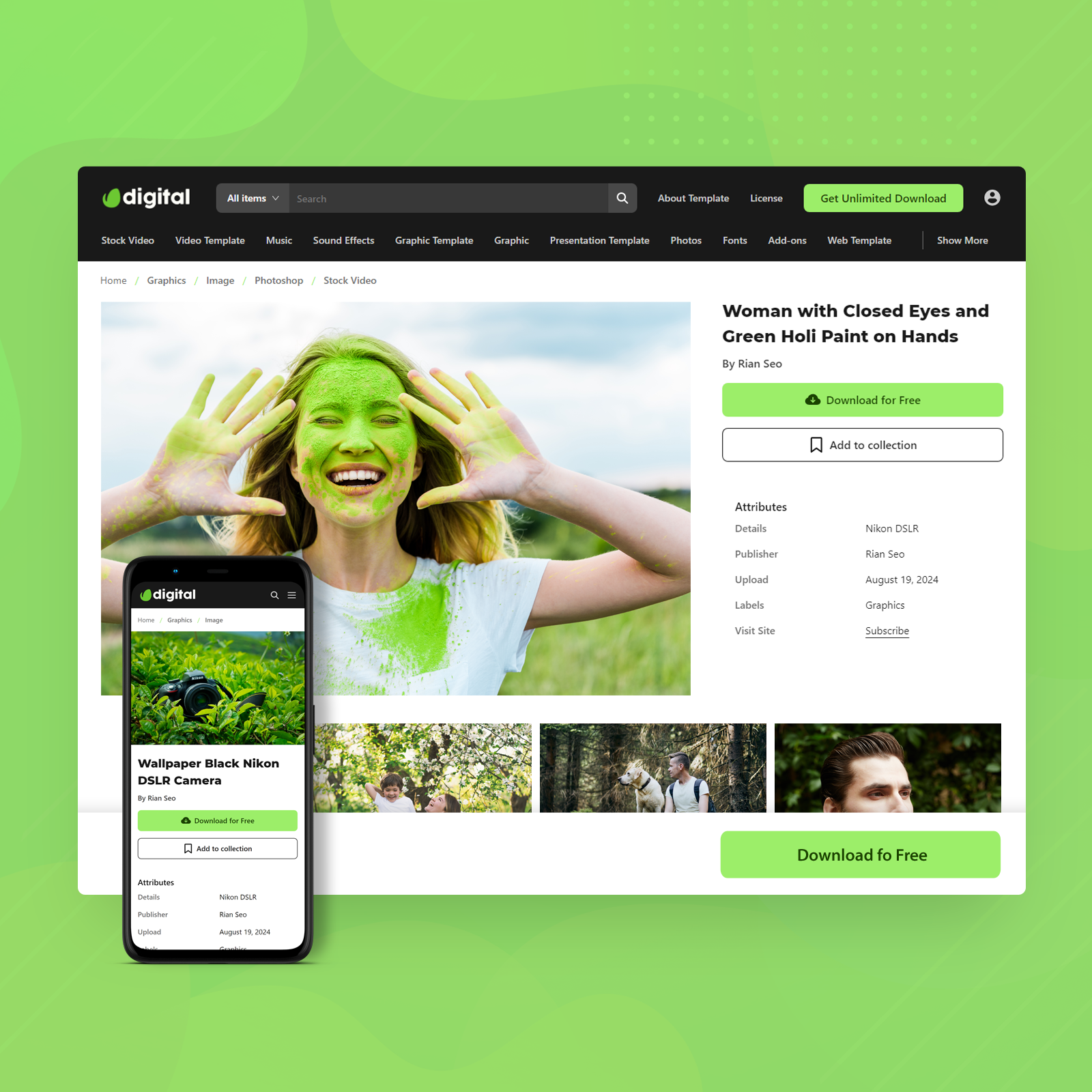 Example of Blogger Template Design Website