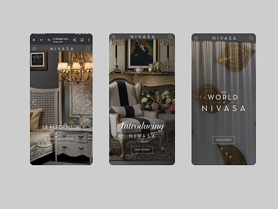 Nivasa Phone website branding graphic design shopify shopifyapp shopifytheme themedesign ui