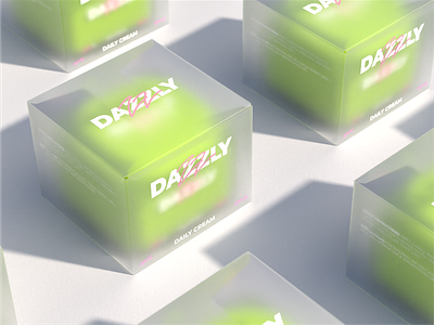 Dazzly: Packaging design for a cosmetic brand 3d 3d rendering adobe photoshop blender branding cosmetics figma graphic design logo packaging design product packaging retail visual identity