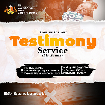 TESTIMONY SERVICE branding design graphic design illustration logo social media post design