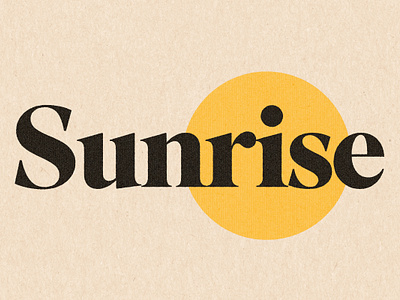 Sunrise Print analog brand branding design graphic design icon illustration illustrator lettering logo mediterrain old paper print retro summer type typography vector vintage