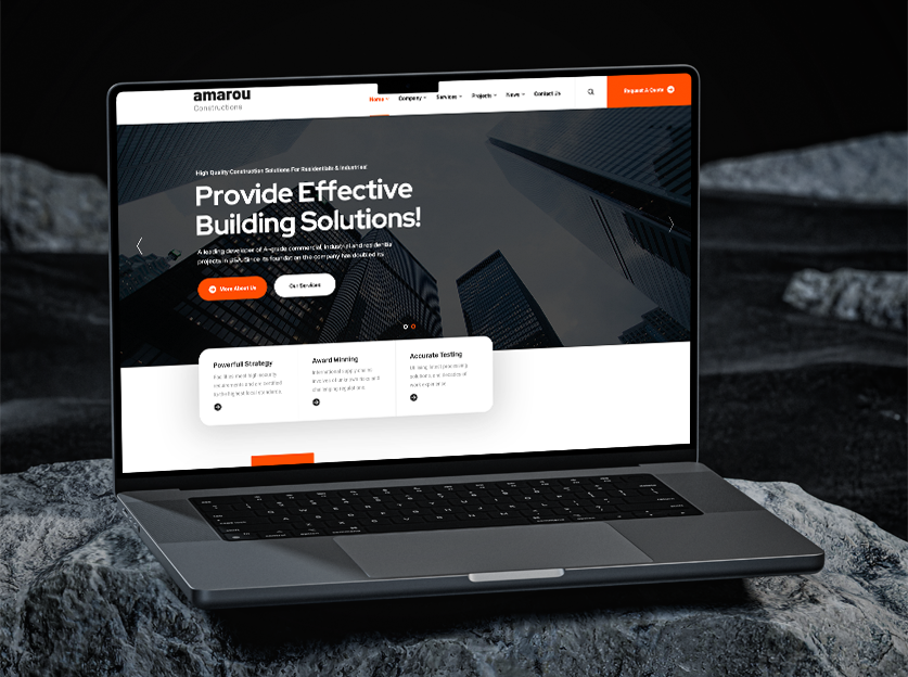 Construction Agency Website Design android app design app design business website dashboard design e commerce website figma design figma website graphic design landing page landing page design responsive website ui design ui ux design ux design ux research web design website design website redesign