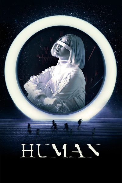 The Human Movie Poster Design design designer film graphic design movie movie poster poster design sr designer thumbnail